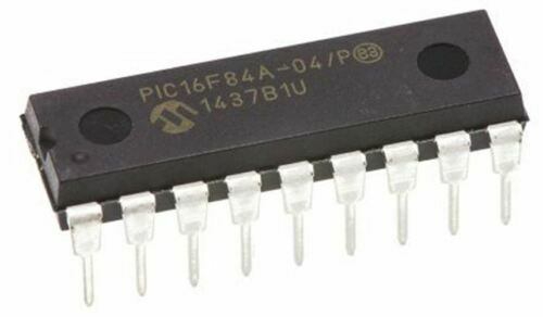 5pcs Microchip PIC16F84A-04/P, 8bit PIC Microcontroller 4MHz