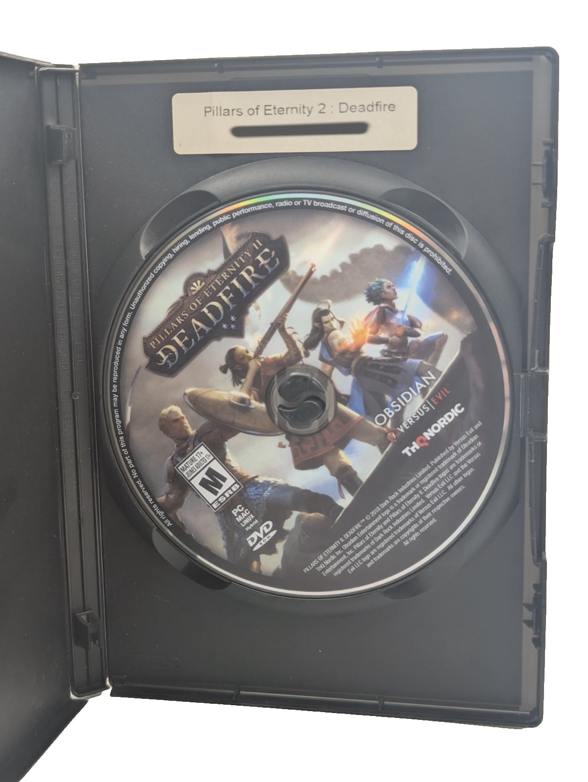 Pillars of Eternity II: Deadfire PC/Mac/Linux DVD-ROM – Key Status Unknown