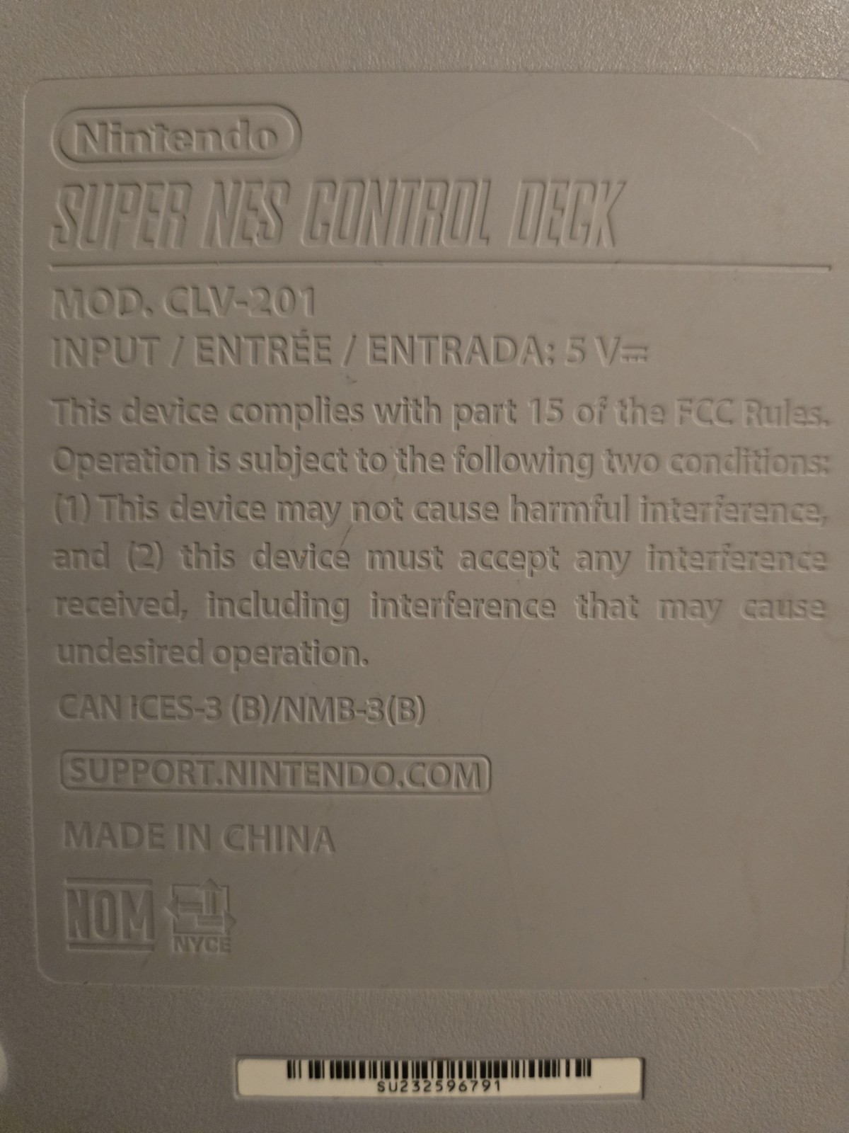 SNES CLV-201 Super Nintendo Entertainment System Classic Edition Mini Console