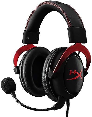 HyperX Cloud II Wired Gaming Headset – Black/Red – 4P5M0AA