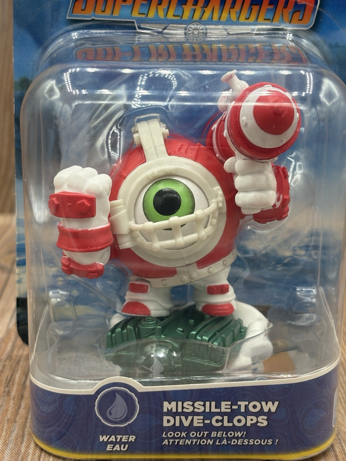 Skylanders Missile-Tow Dive-Clops CHRISTMAS SuperChargers Character Pack NEW USA