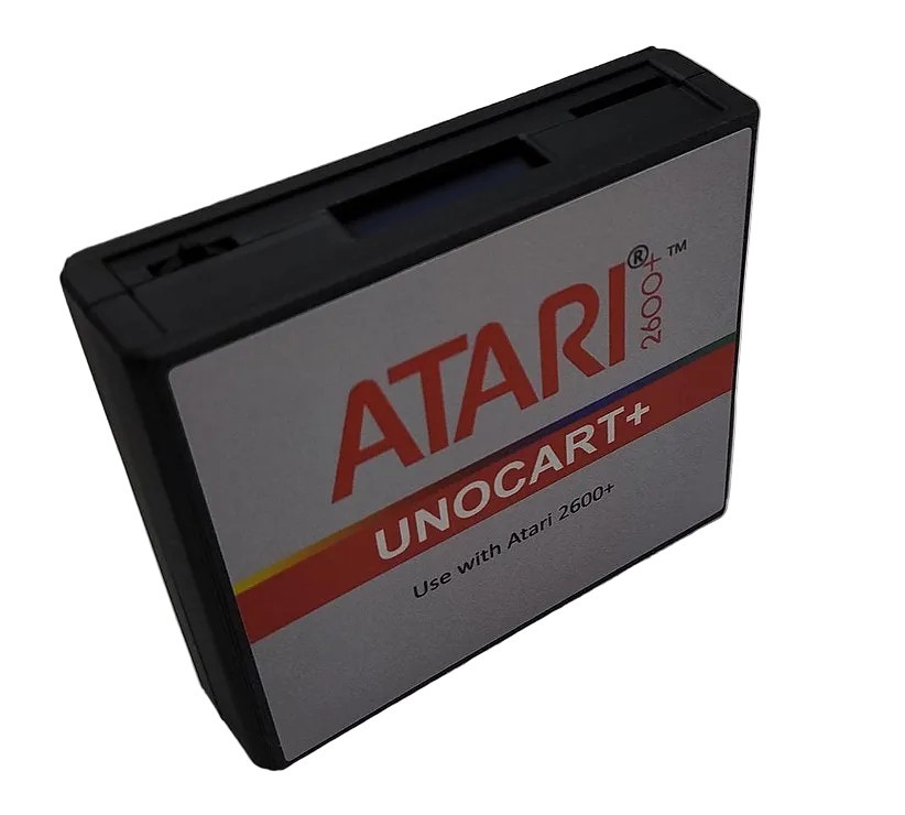 Unocart+ for Atari 2600+ 2600 Games Only Multi-Cart SD Cart Black Yellow