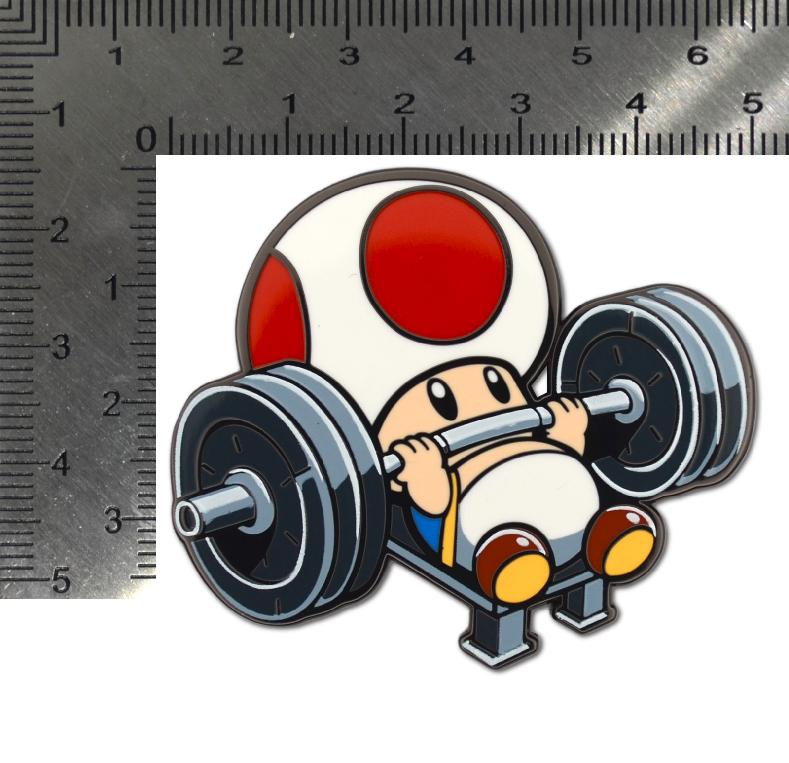 Toad Super Mario Bros Nintendo Hard Enamel Pin Retro Video Game Collectible