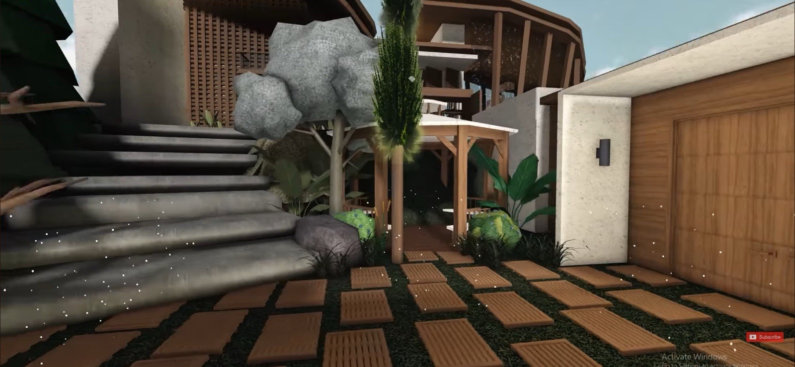SPRING MODERN MANSION BLOXBURG.CHECK DESCRIP.FAST BUILDER FOR AFFORDABLE PRICE