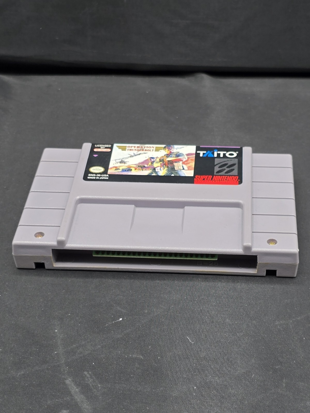Operation Thunderbolt (Super Nintendo 1994) SNES Complete CIB Manual Authentic