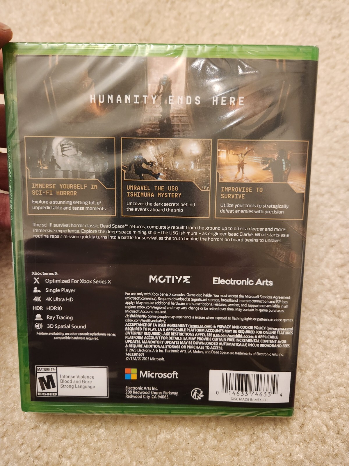 Dead Space for Xbox Series X **New Sealed Video Game**