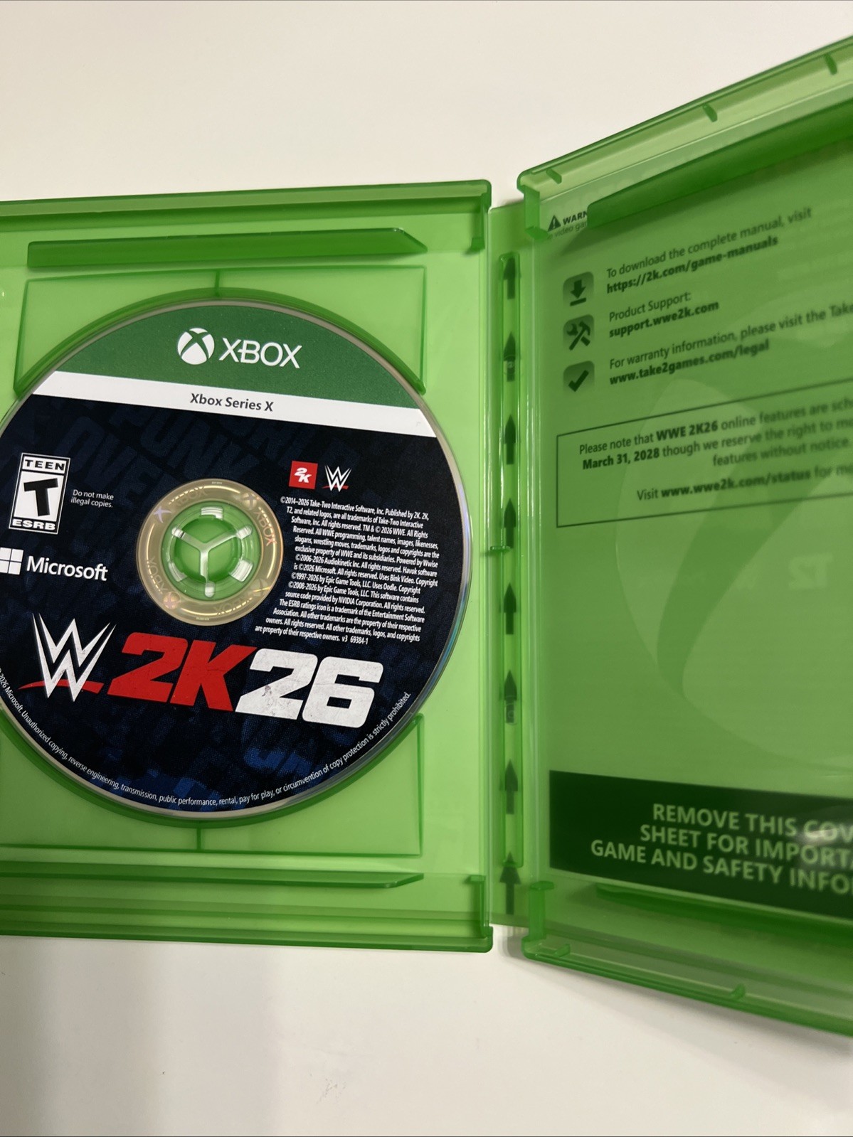 WWE 2K26 – Microsoft Xbox Series X- FREE SHIPPING included!
