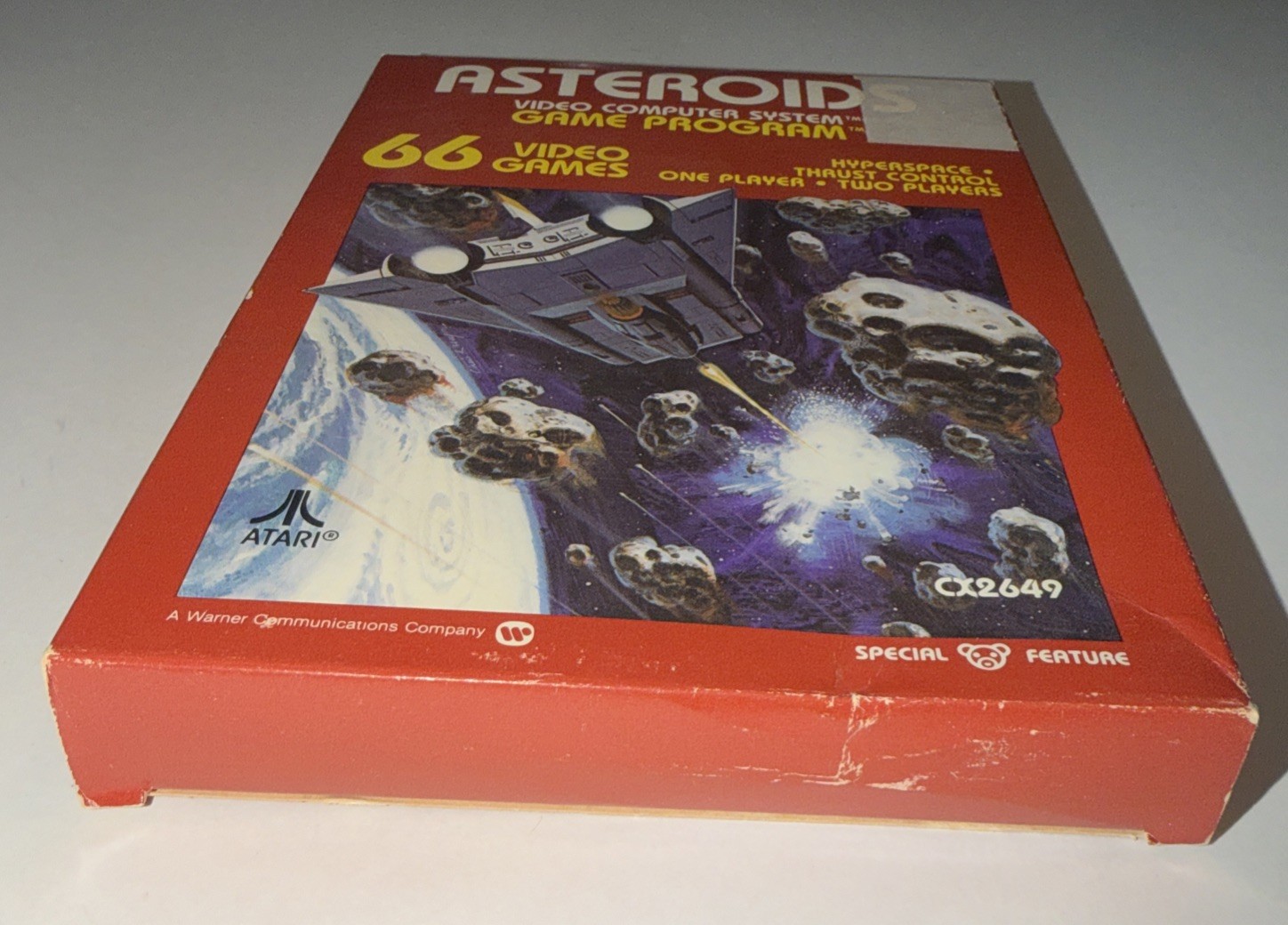 Asteroids (Atari 2600, 1981) Complete – Cleaned & Tested