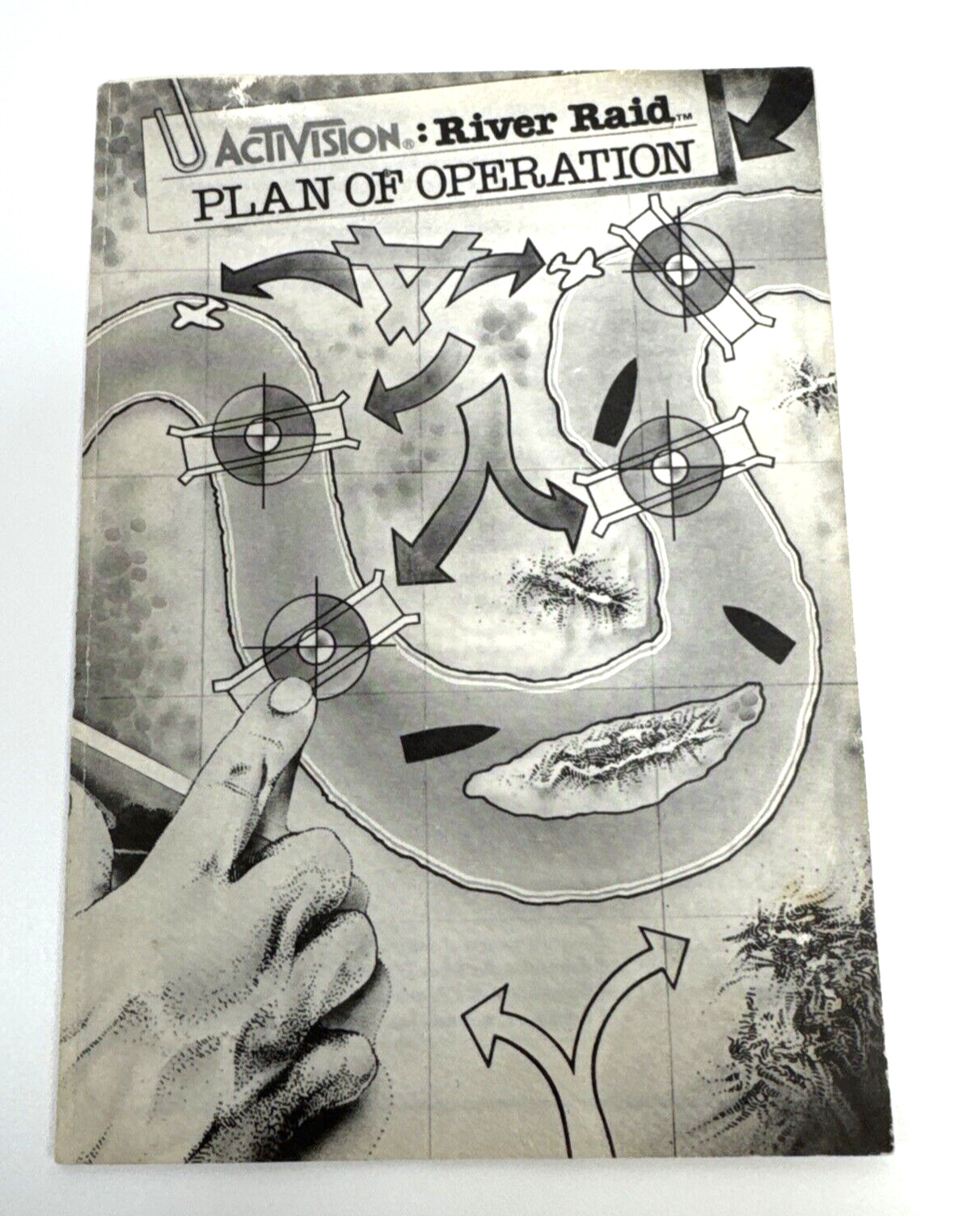 River Raid Plan Operation Atari 2600 MANUAL ONLY Authentic Instruction Booklet