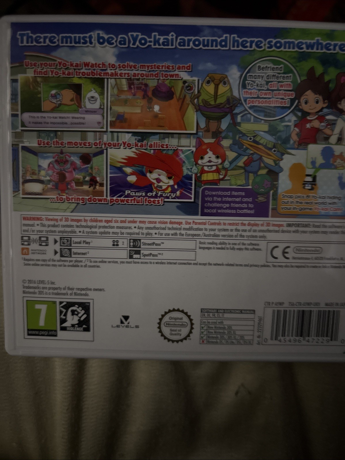 Yo Kai Watch 1 :] It’s Legion Locked To The Uk! Complete Its Never Been Used