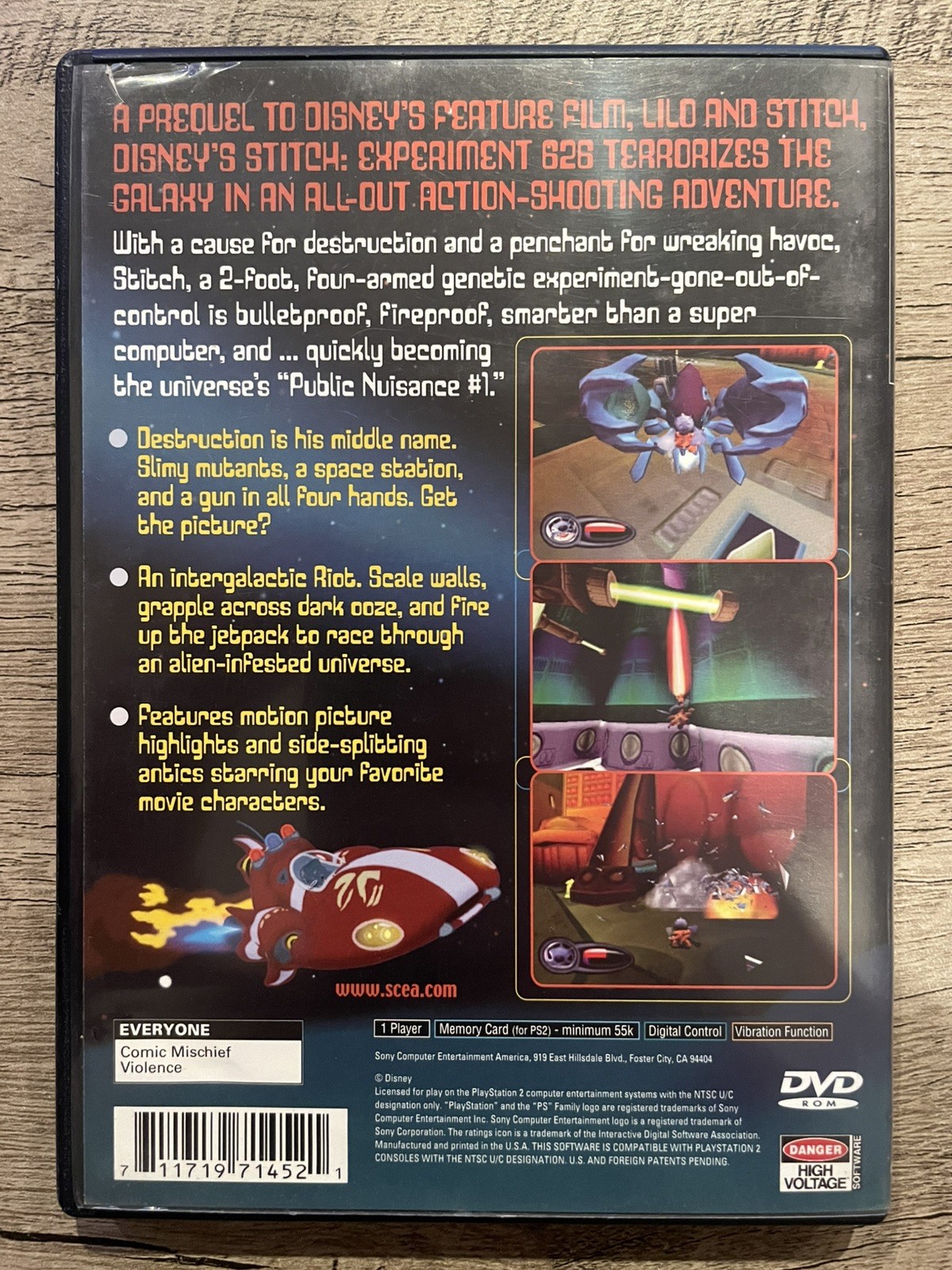 Disney’s Stitch: Experiment 626; CIB (Sony PlayStation 2, 2002)