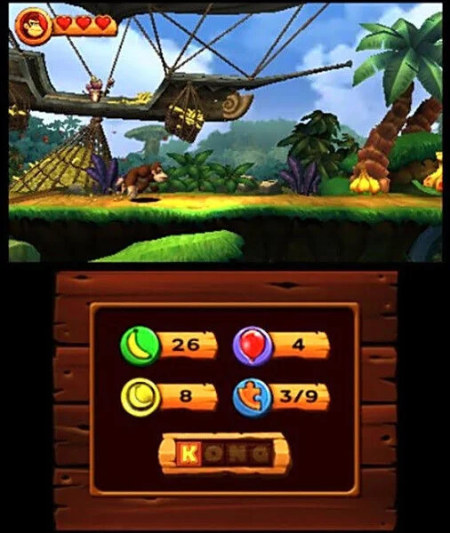 Donkey Kong Country Returns 3D 3DS Brand New Game Special (Multiplayer)