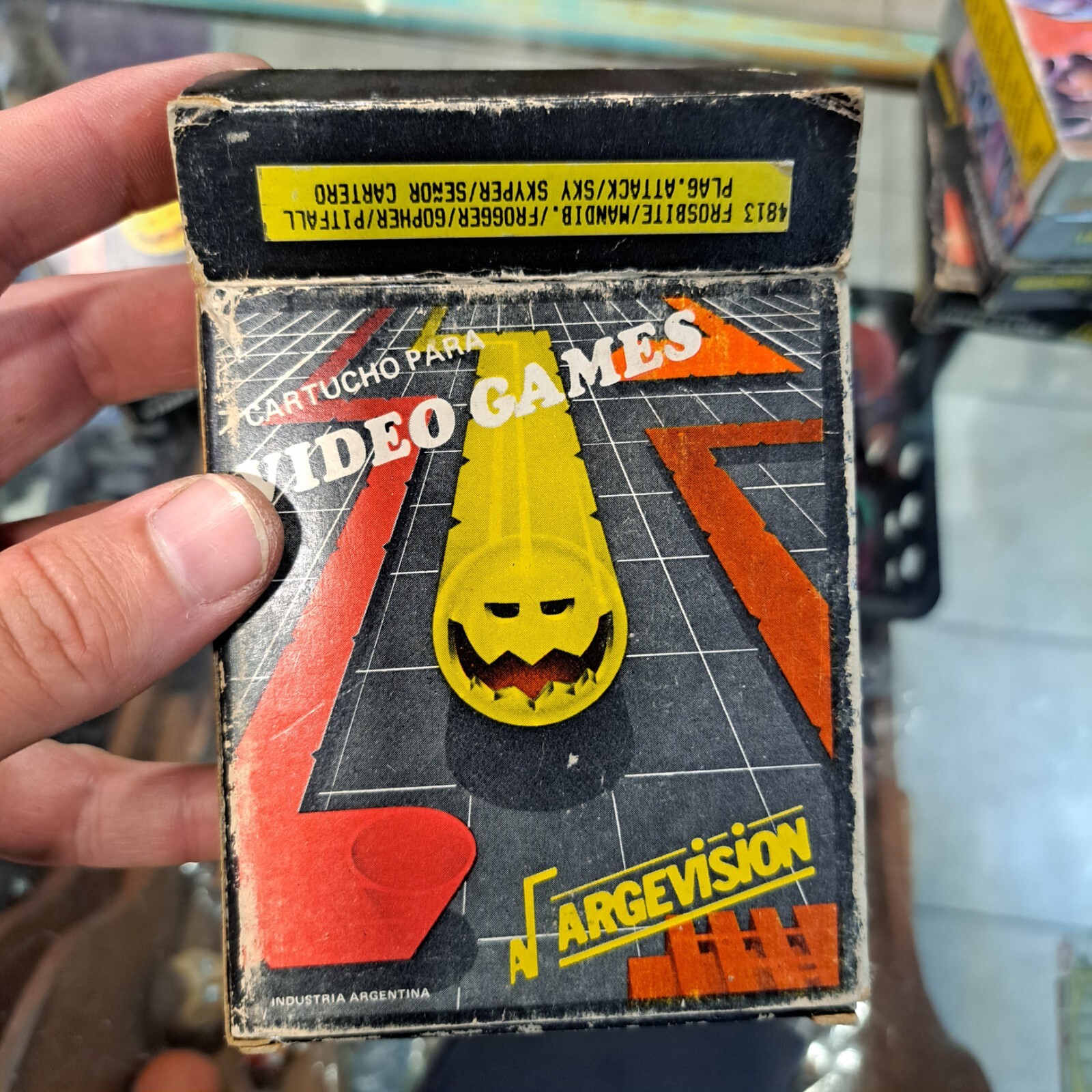 vintage argenvision atari game argentina frostbite frogger señor cartero pitfall