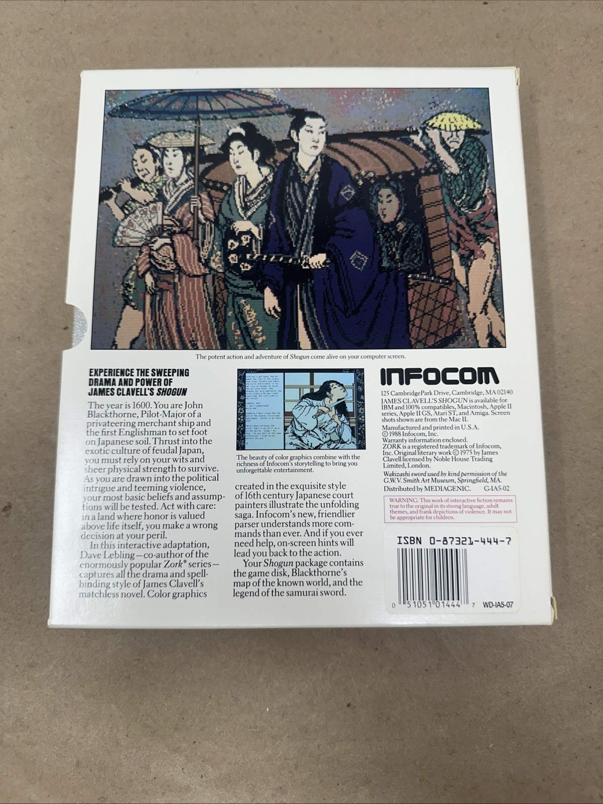 James Clavell’s Shogun Infocom Vintage Amiga PC Adventure Game