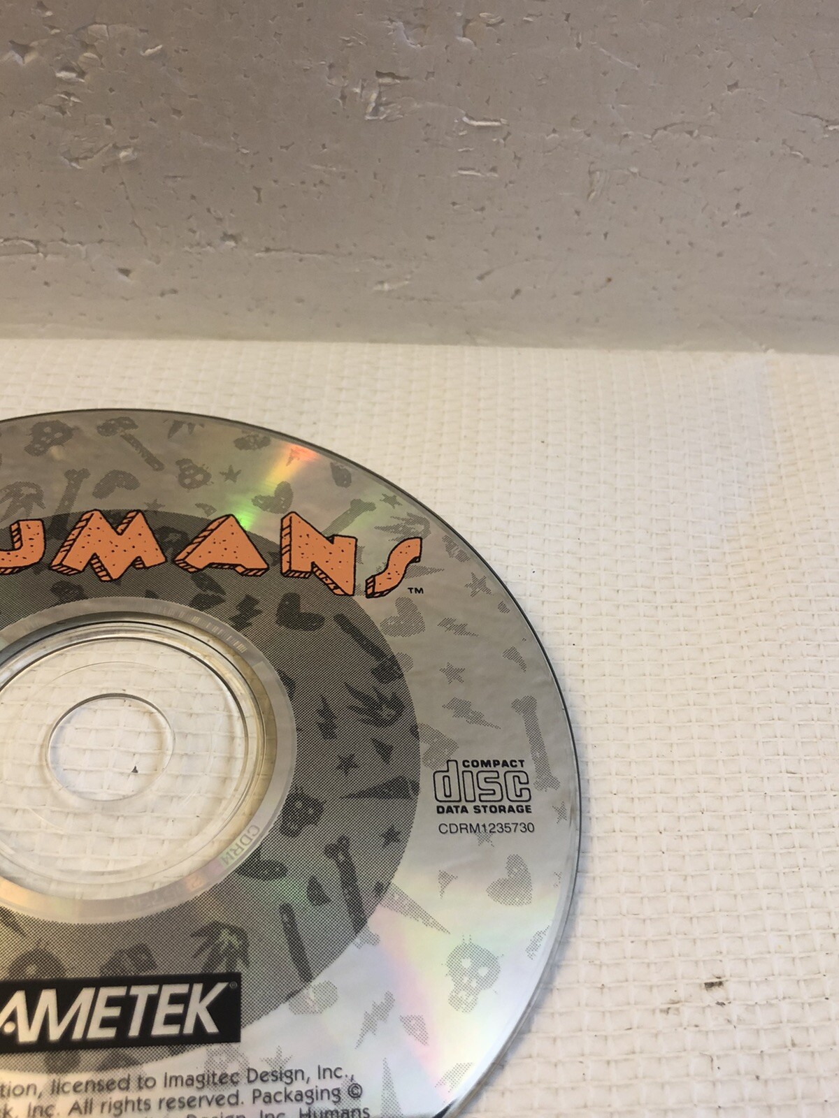 1992 The Humans Dos IBM platformer puzzle PC Game tek Atari Imagitec Disc Only