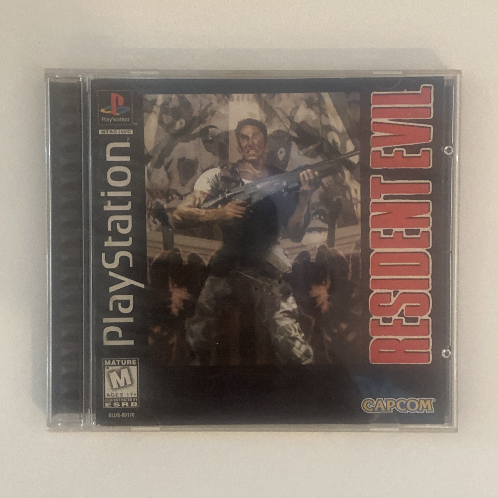 Resident Evil (Sony PlayStation 1, 1996) Jewel Case w/Reg Card Tested Capcom