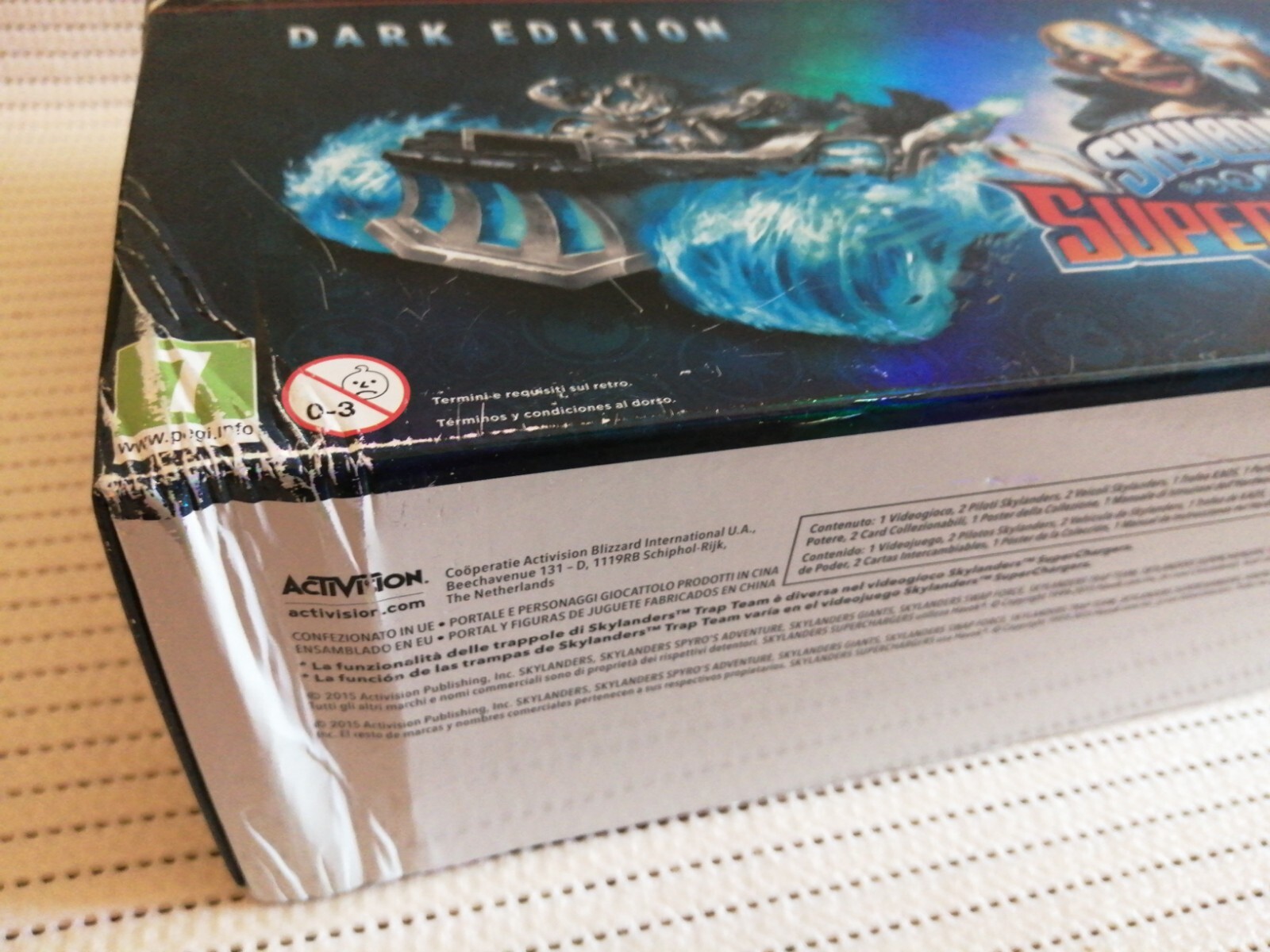 Skylanders SuperCharger Dark Edition Starter Pack per Play Station 3 nuova