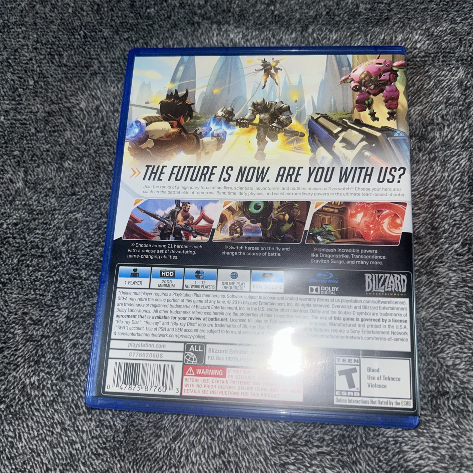 Widowmaker Insert Overwatch Origins Edition Sony PlayStation 4 2016