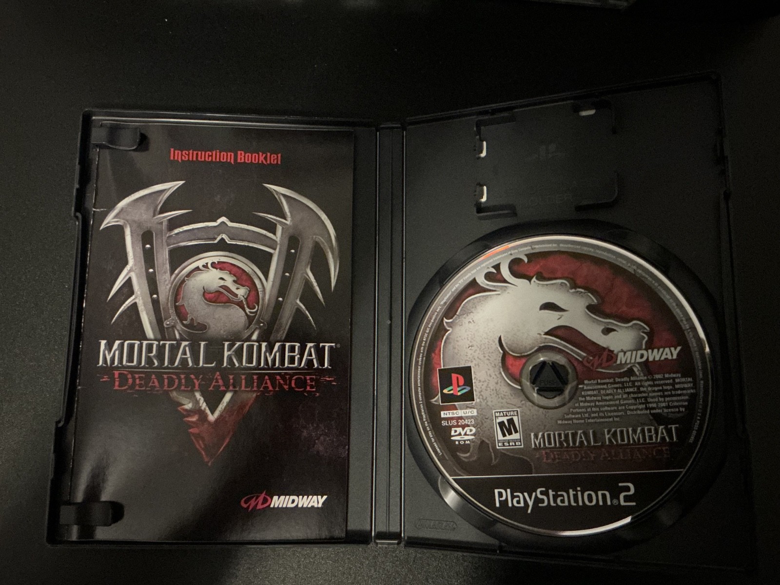 Mortal Kombat: Deadly Alliance (Sony PlayStation 2 PS2 2002) Complete
