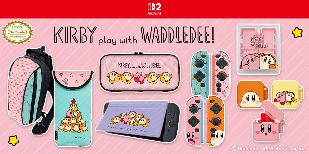 Kirby Card Pods 3-Set Play with Waddle Dee KCP-002-1/2/3 Nintendo Switch 2 New