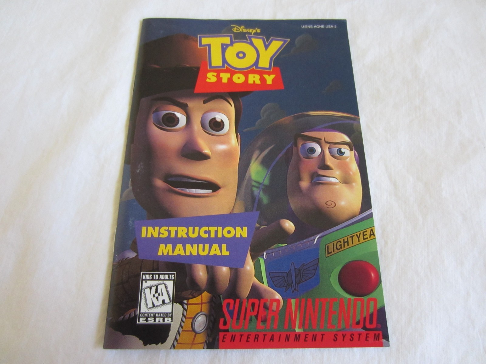 Disney’s Toy Story (SNES) Super Nintendo CIB Complete 1995 Mexico RARE