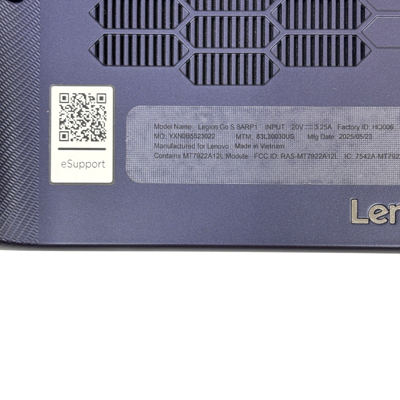 Lenovo Legion GO S AMD Ryzen Z2 Go 4.3GHz 16GB RAM 512GB SSD 8″ Handheld