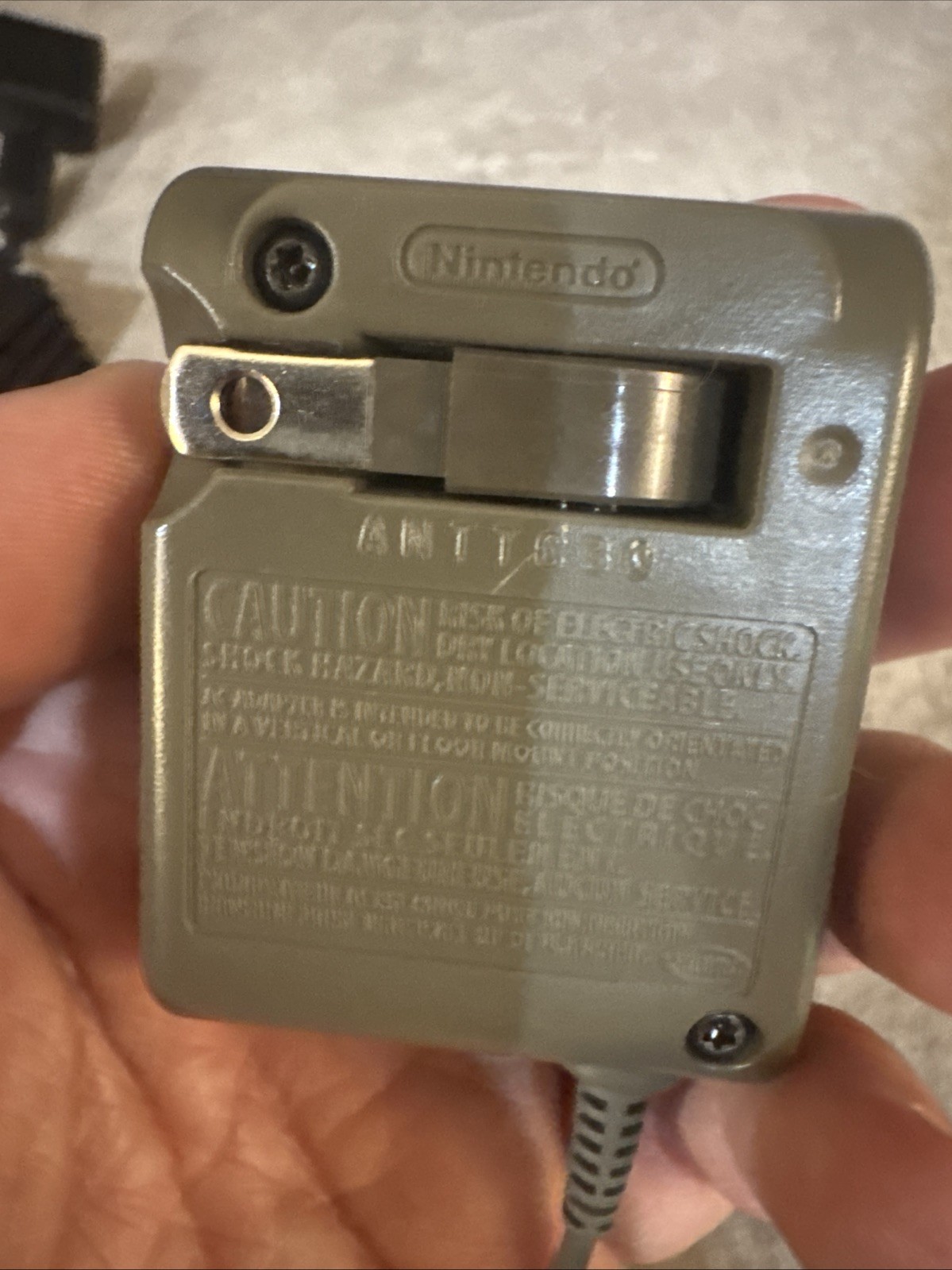 Nintendo Gameboy Advance SP USG-001 Wall Charger OEM Plug GBA/Original DS Works