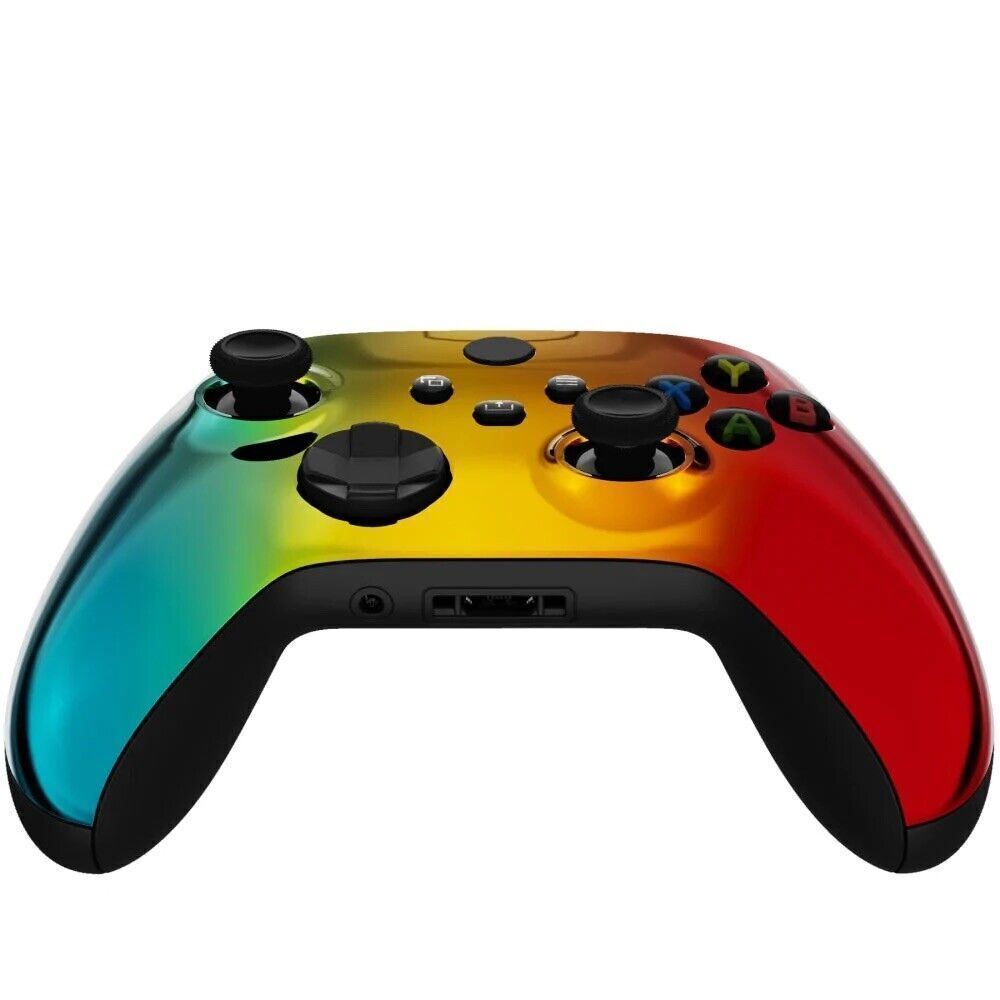 Multi Color Chrome Faceplate Shell Case For Xbox Series X S Controller New Mod