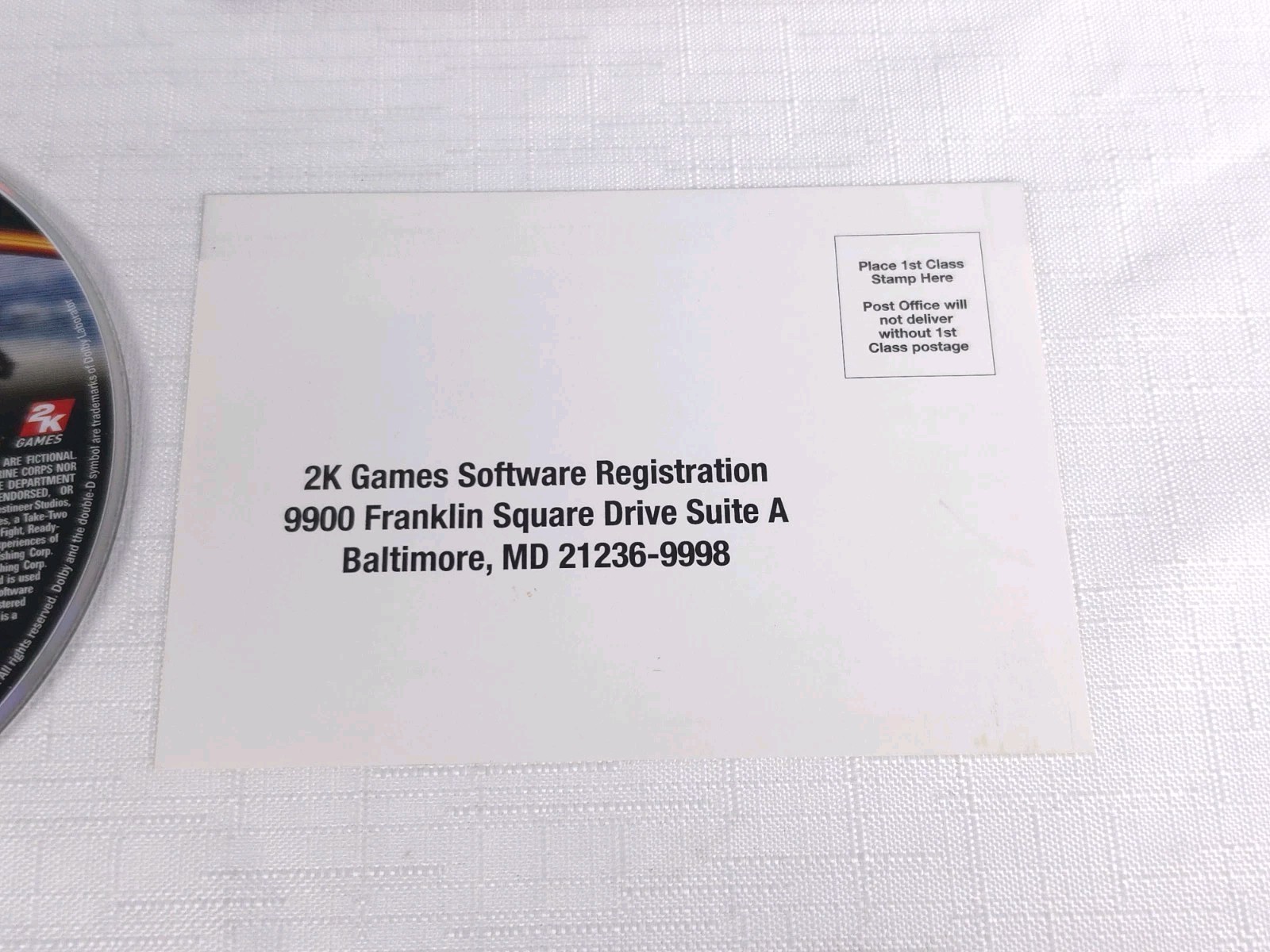 Close Combat: First to Fight / Microsoft Xbox – CIB Complete W/ Reg Card Tested