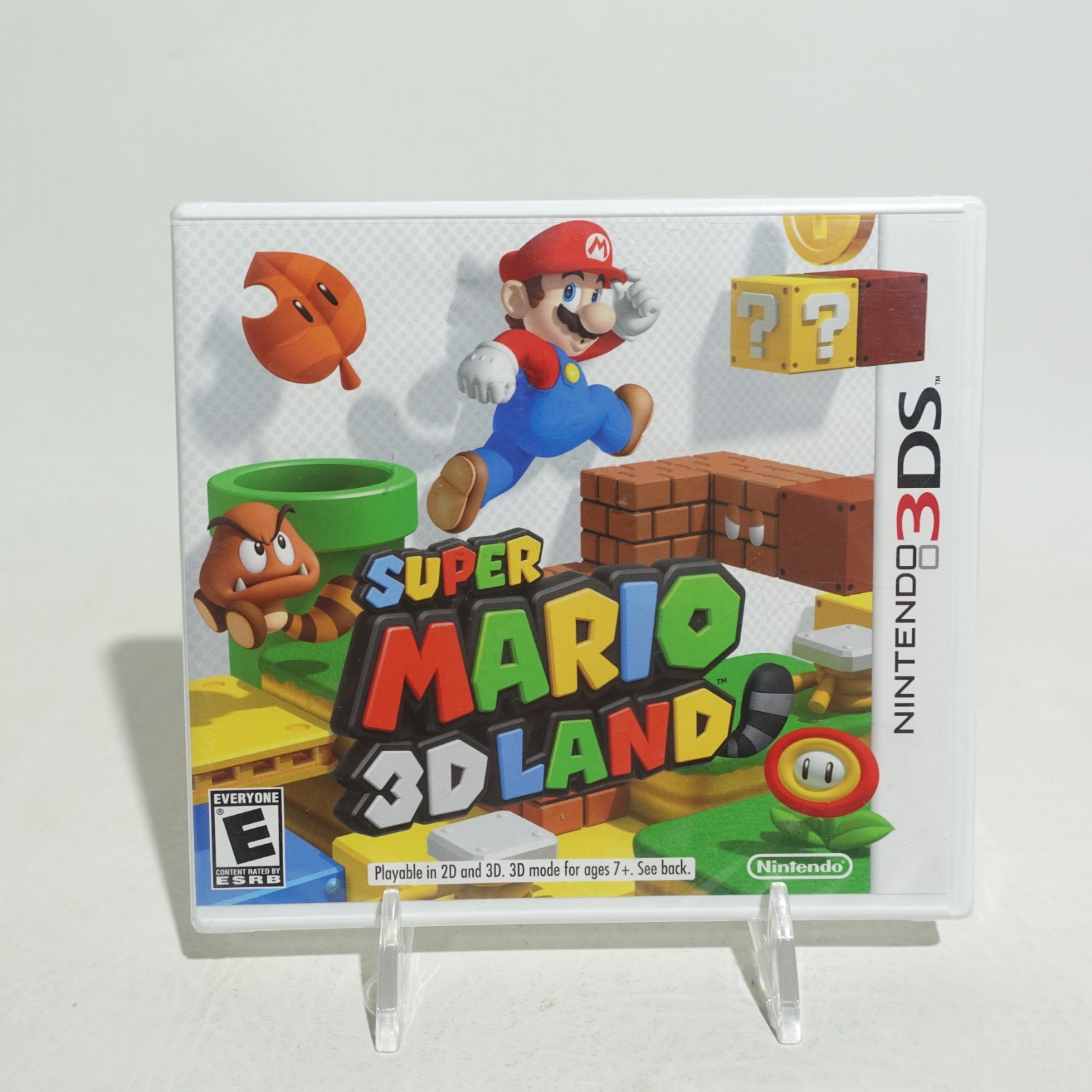 Super Mario 3D Land (Nintendo 3DS, 2011) White Case US Print NEW Factory Sealed