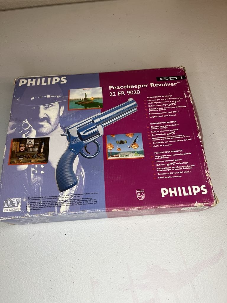 Philips CDi Peacekeeper Revolver New In Box for Mad Dog McCree Etc Not Included