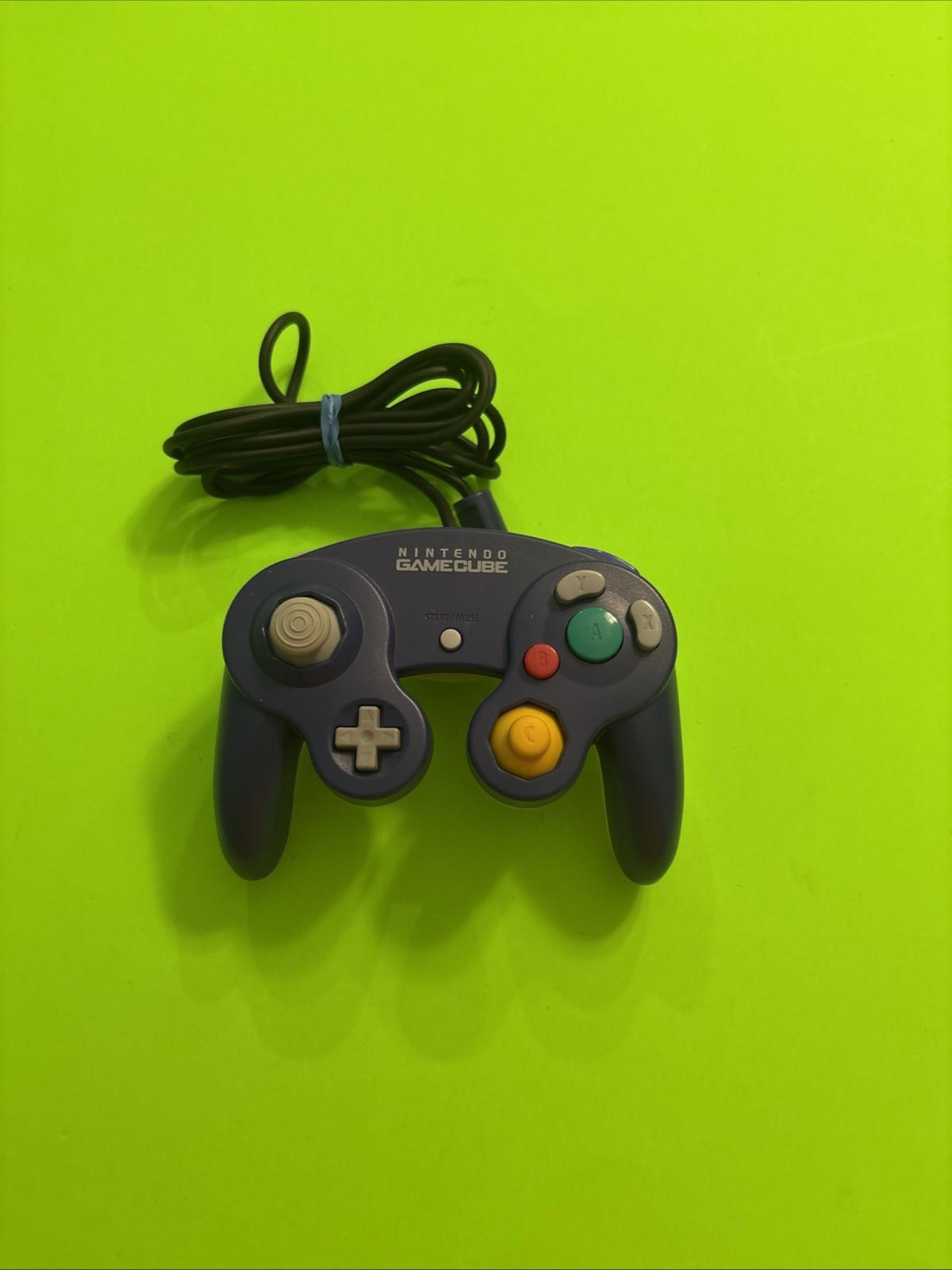 Nintendo GameCube Indigo Purple & Clear Back Controller DOL-003