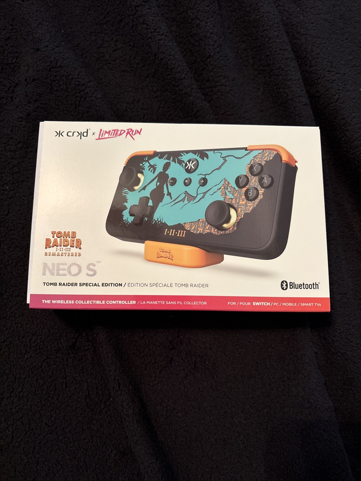 CRKD x Limited Run Tomb Raider I-II-III NEO S Wireless Switch Controller NEW