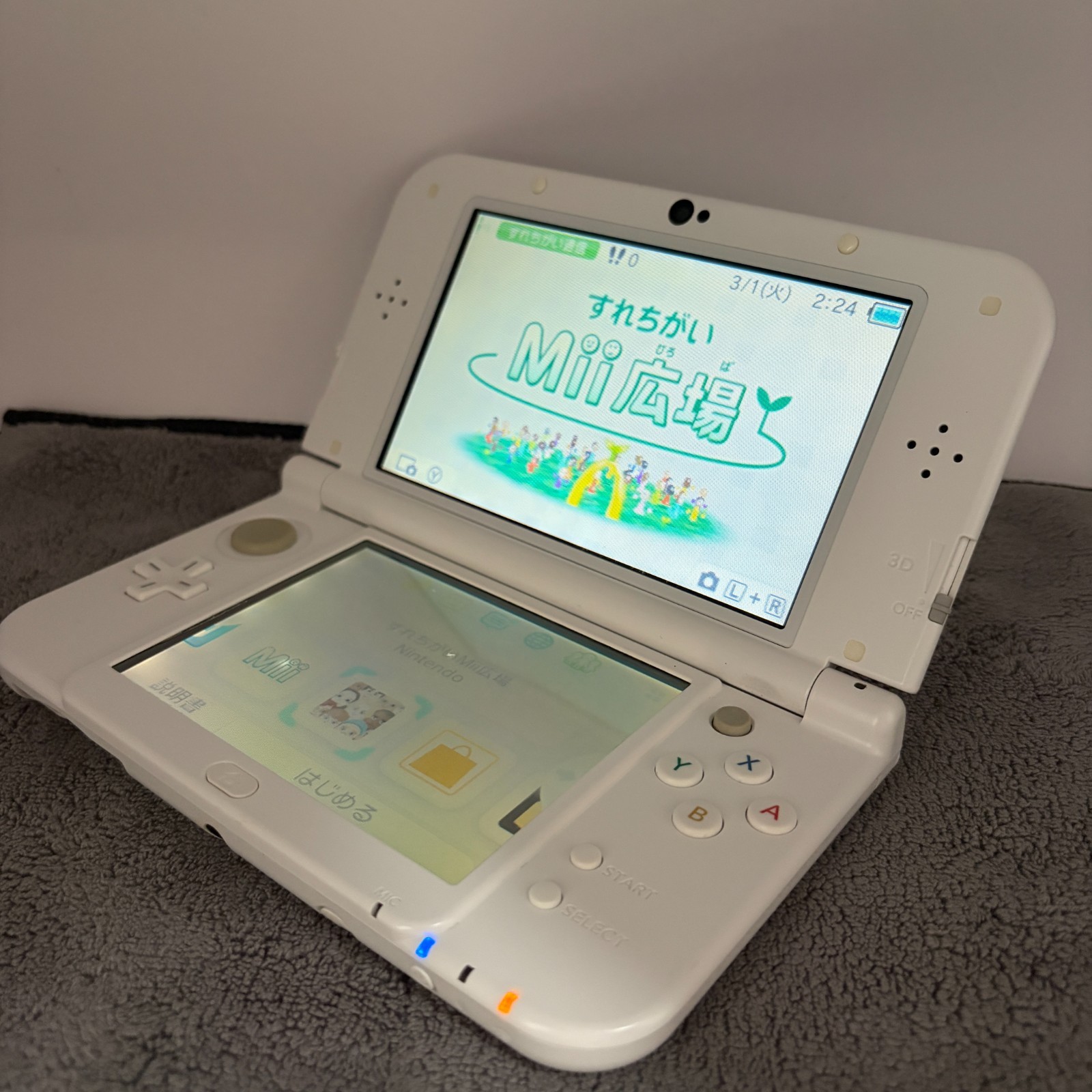 【Excellent5】Nintendo NEW 3DS LL XL Pearl White Game Console From Japan