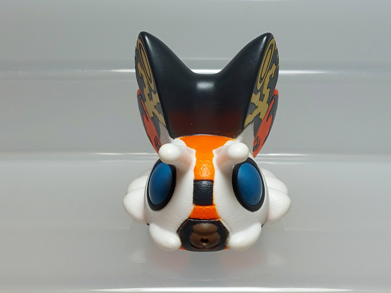 Godzilla Bath Bomb Ball Water Gun Soft Vinyl Mothra Figure TOHO M02 1.9in