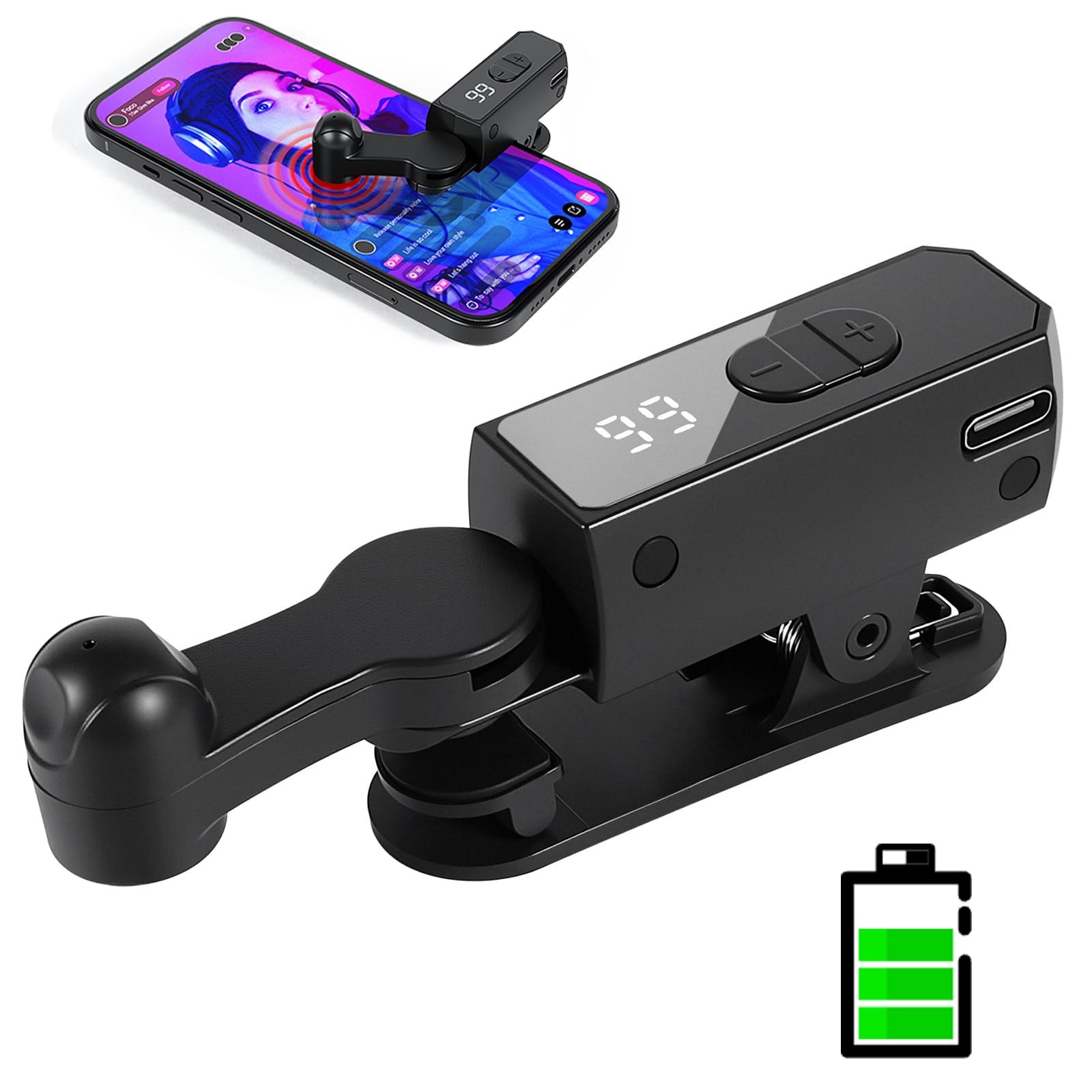 Auto Clicker Smart Tapper for iPhone iPad Android TikTok – Touch Black