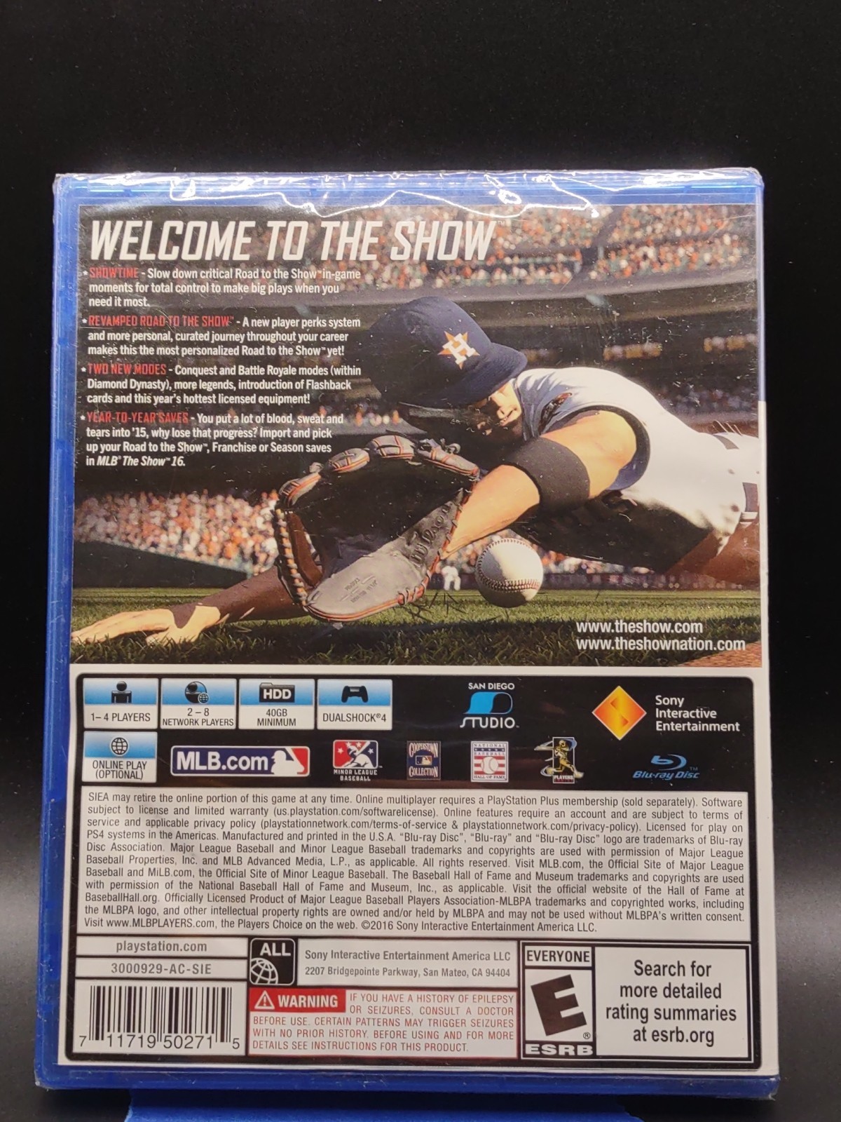 MLB The Show 16 PS4 SEALED New Factory Sealed Clean Copy Case Great Shape