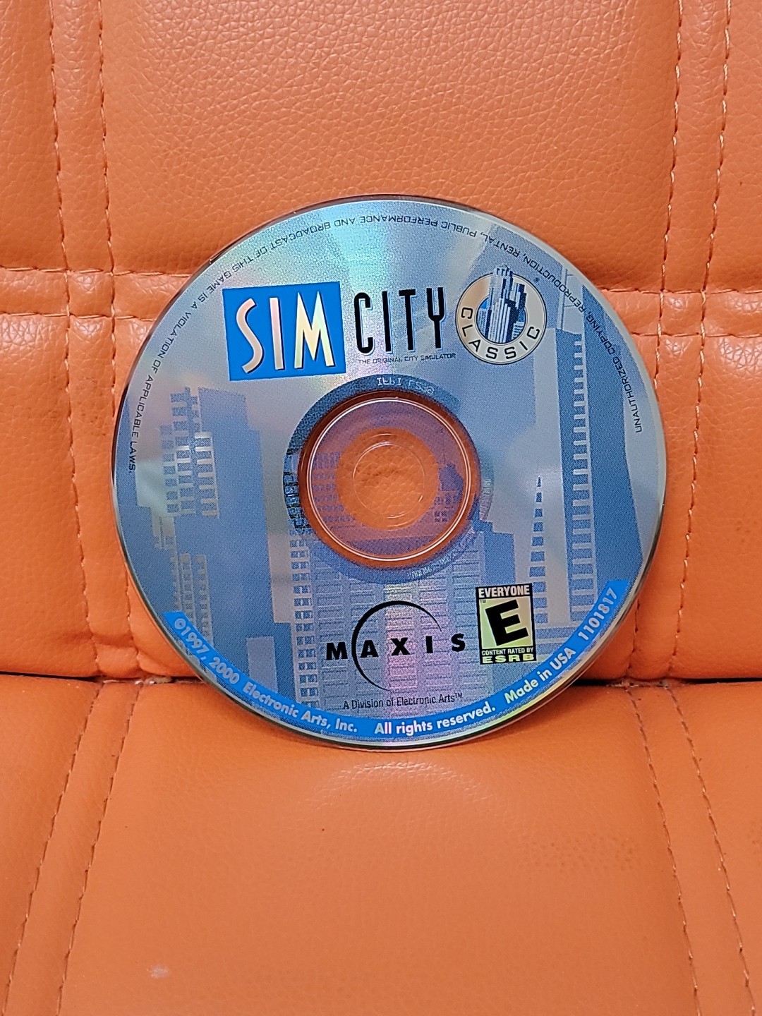 Maxis Sim City Classic (Windows PC CD, 2000) Disc Only