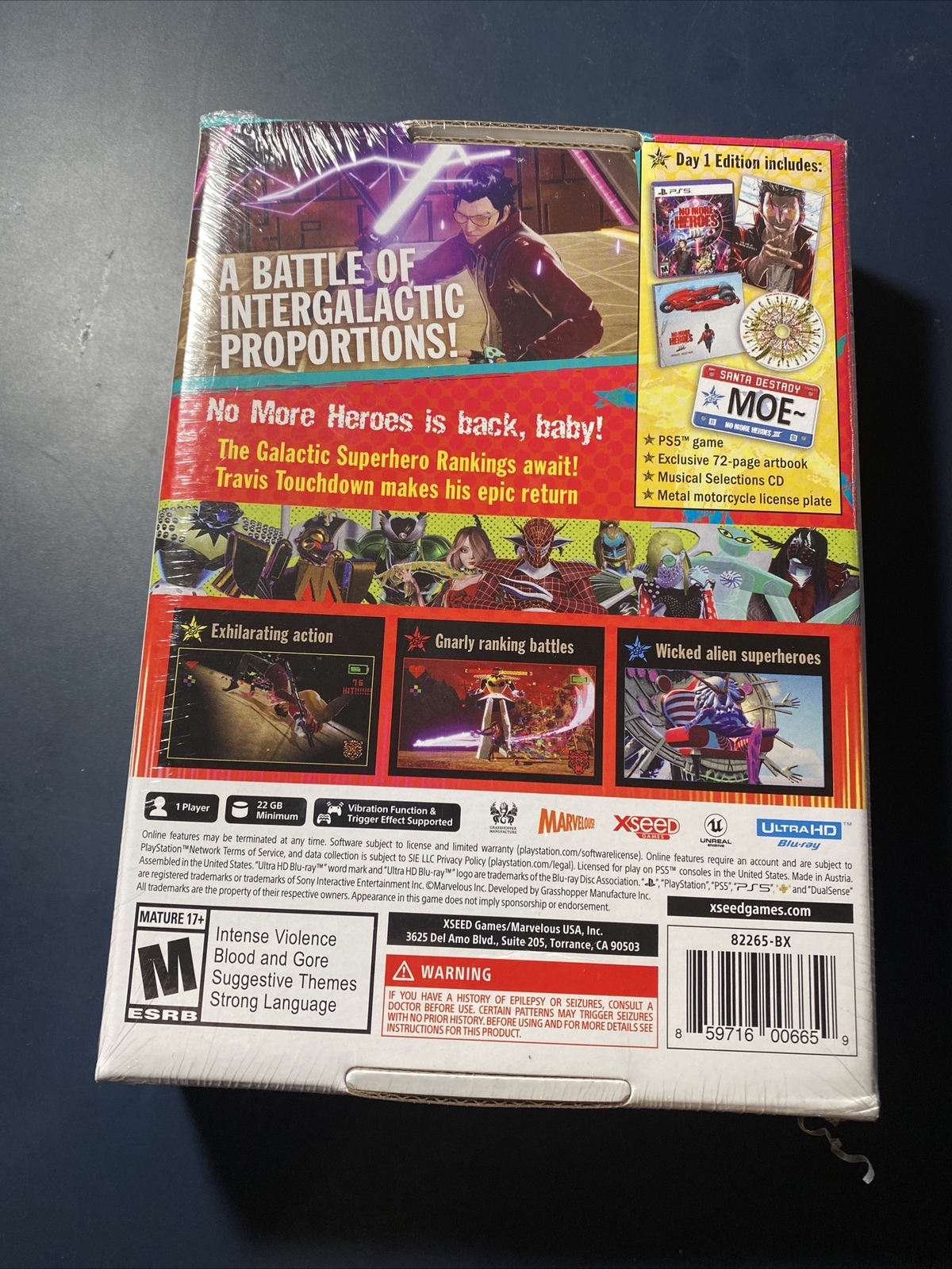 NEW NO MORE HEROES III 3 DAY 1 EDITION PLAYSTATION 5 PS5 SEALED USA SELLER !