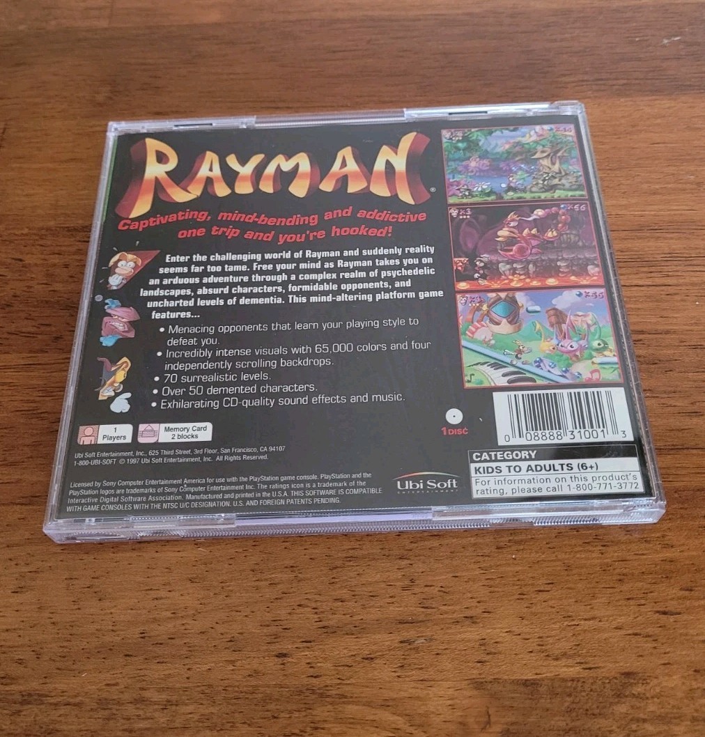 Rayman PS1 Greatest Hits