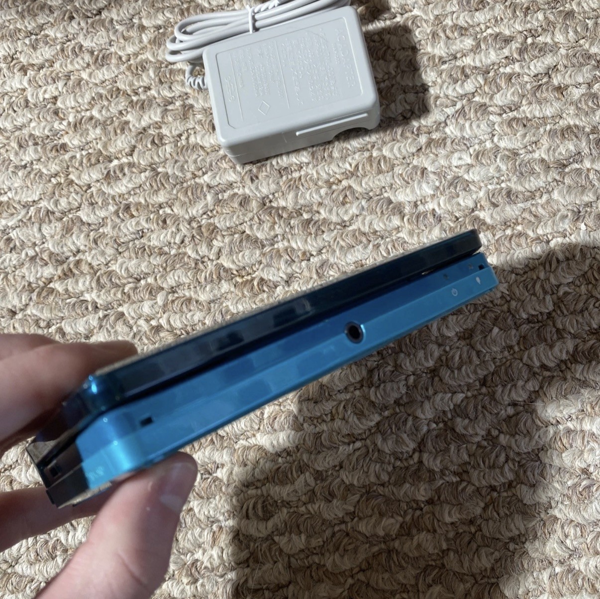 Nintendo 3DS Aqua Blue Handheld Handheld Console System CTR-001 Tested USA
