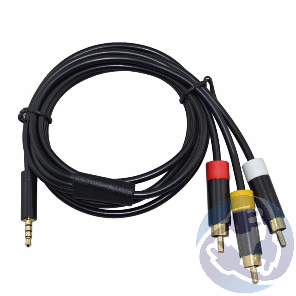 LOT 50X – Composite RCA AV A/V Audio Video Cable Cord for Microsoft Xbox 360 E