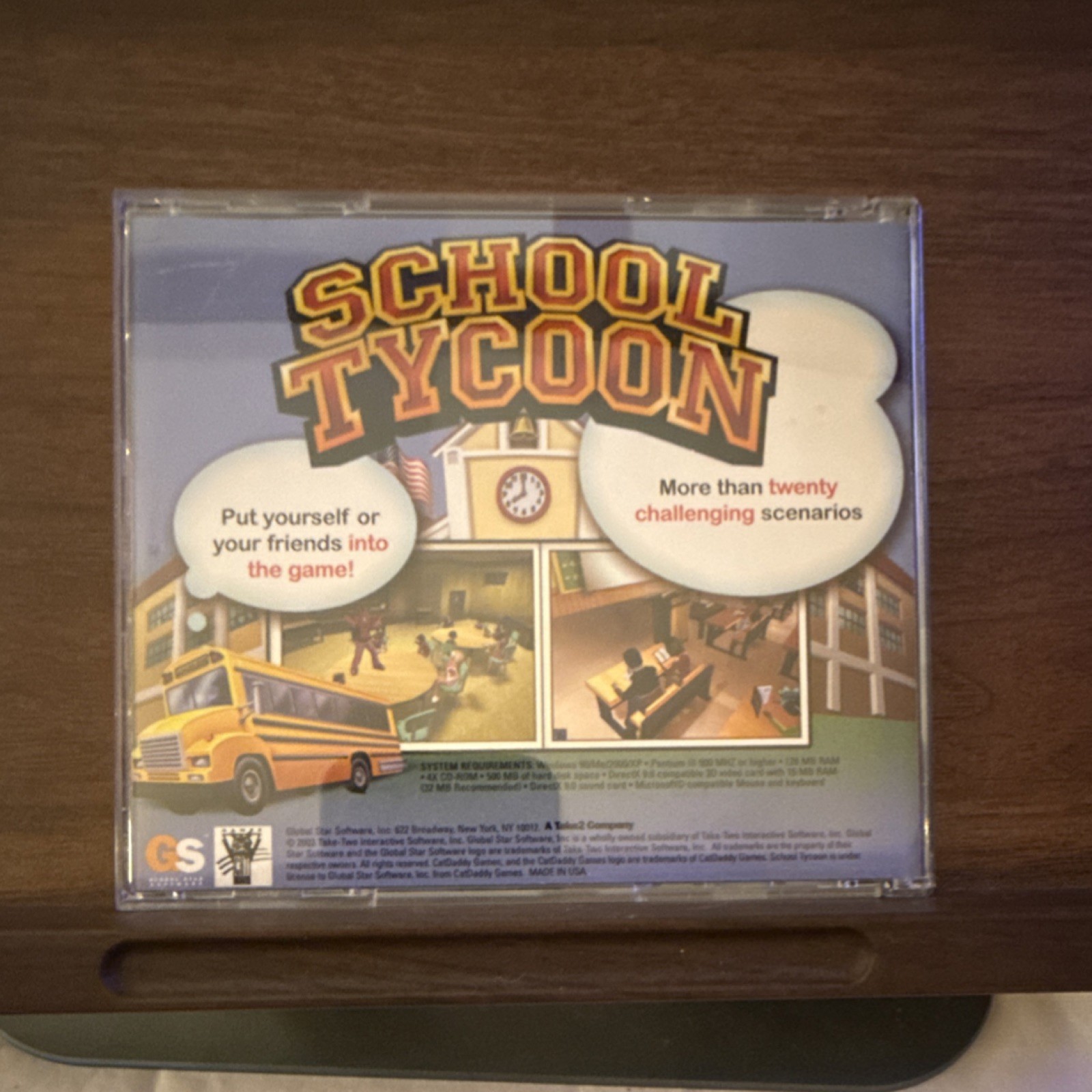 Global Star Software School Tycoon PC Simulation Manual Included 20+ Scenarios E