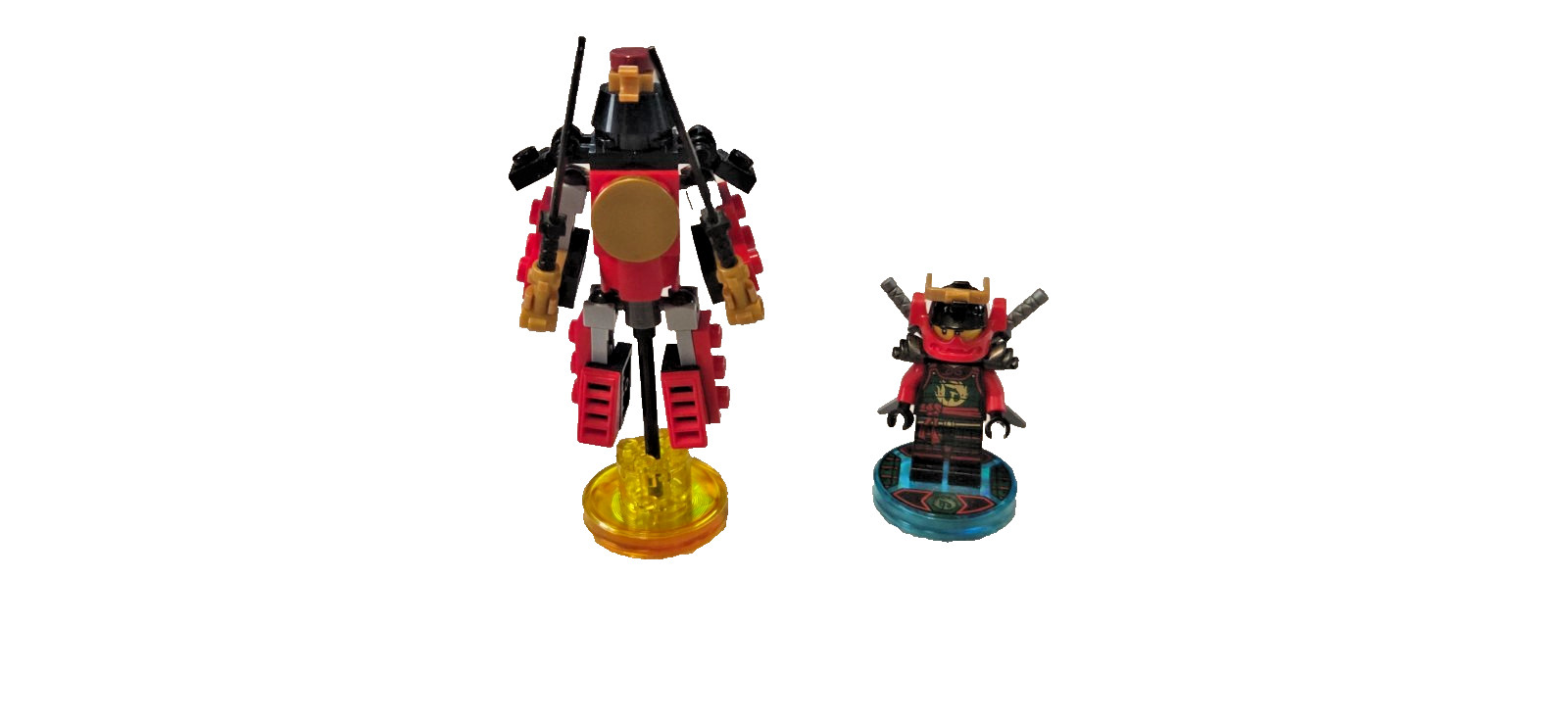 LEGO Dimensions Ninjago NYA & SAMURAI MECH 71216 Loose Set Fun Pack