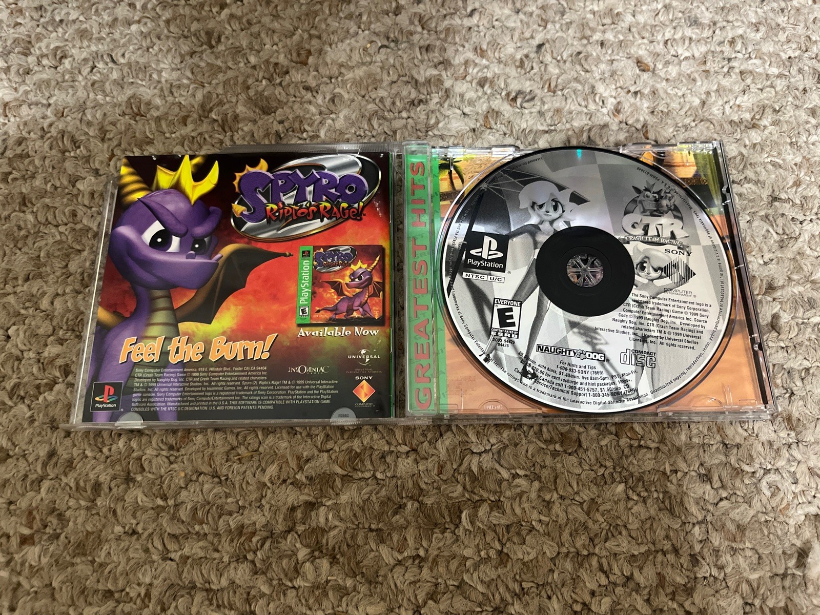 PS1 Game Lot 12 Assorted Games Crash Racing Hot Shots Golf (TESTED AND WORKING)