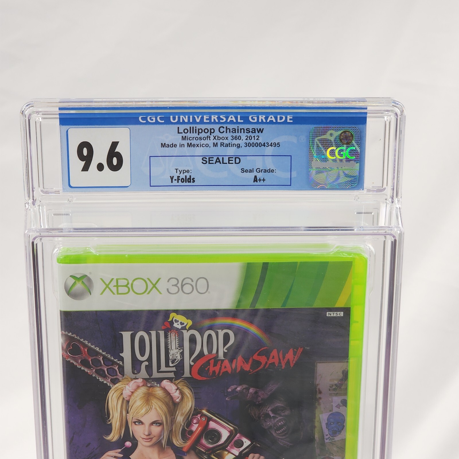 Lollipop Chainsaw (2012, Xbox 360) – New Sealed – Graded CGC 9.6 A++ Video Game