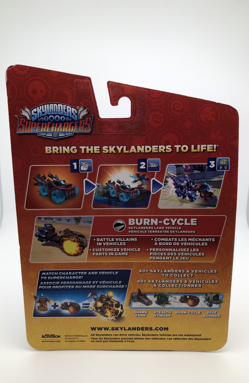 Skylanders Superchargers BURN-CYCLE Land Vehicle Pack -Brand New sealed