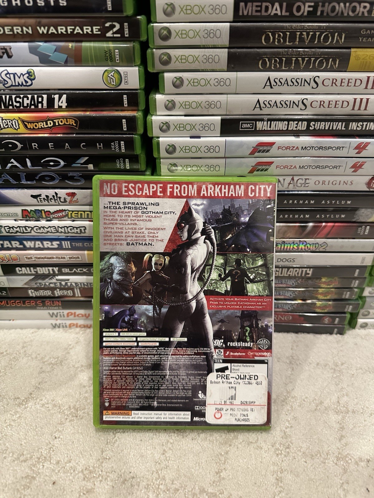 Batman: Arkham City (Microsoft Xbox 360) Complete CIB Tested