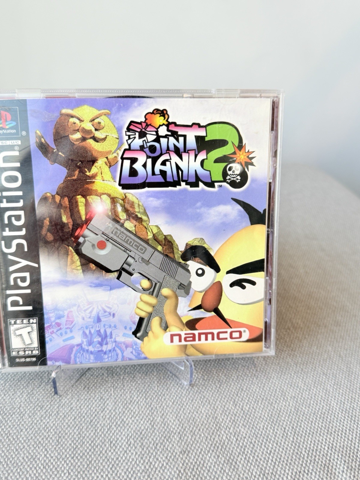 Point Blank 2 (Sony PlayStation 1, 1999) Game Disc in box w/booklet