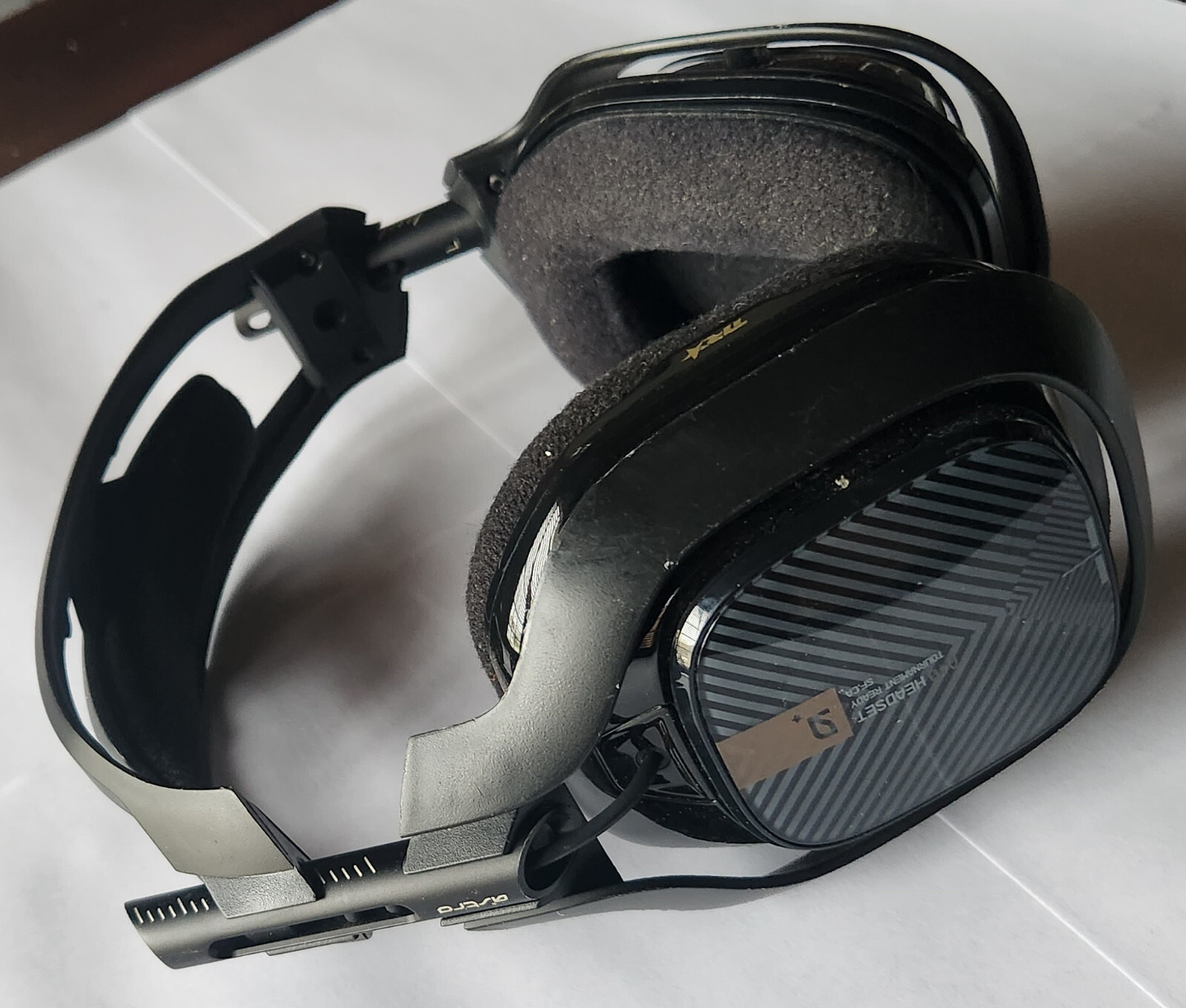 USED ASTRO Gaming A40 TR HEADSET ONLY for Playstation 4 PS4 PS3 PC – BLACK BROWN